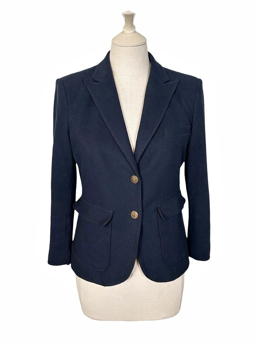 Rag & Bone Two Button Cotton Blazer